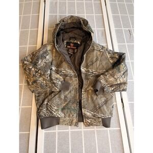 Game Winner Hunting Jacket Sz Boys Youth Small Realtree Camo Zip-Up Jacket Coat